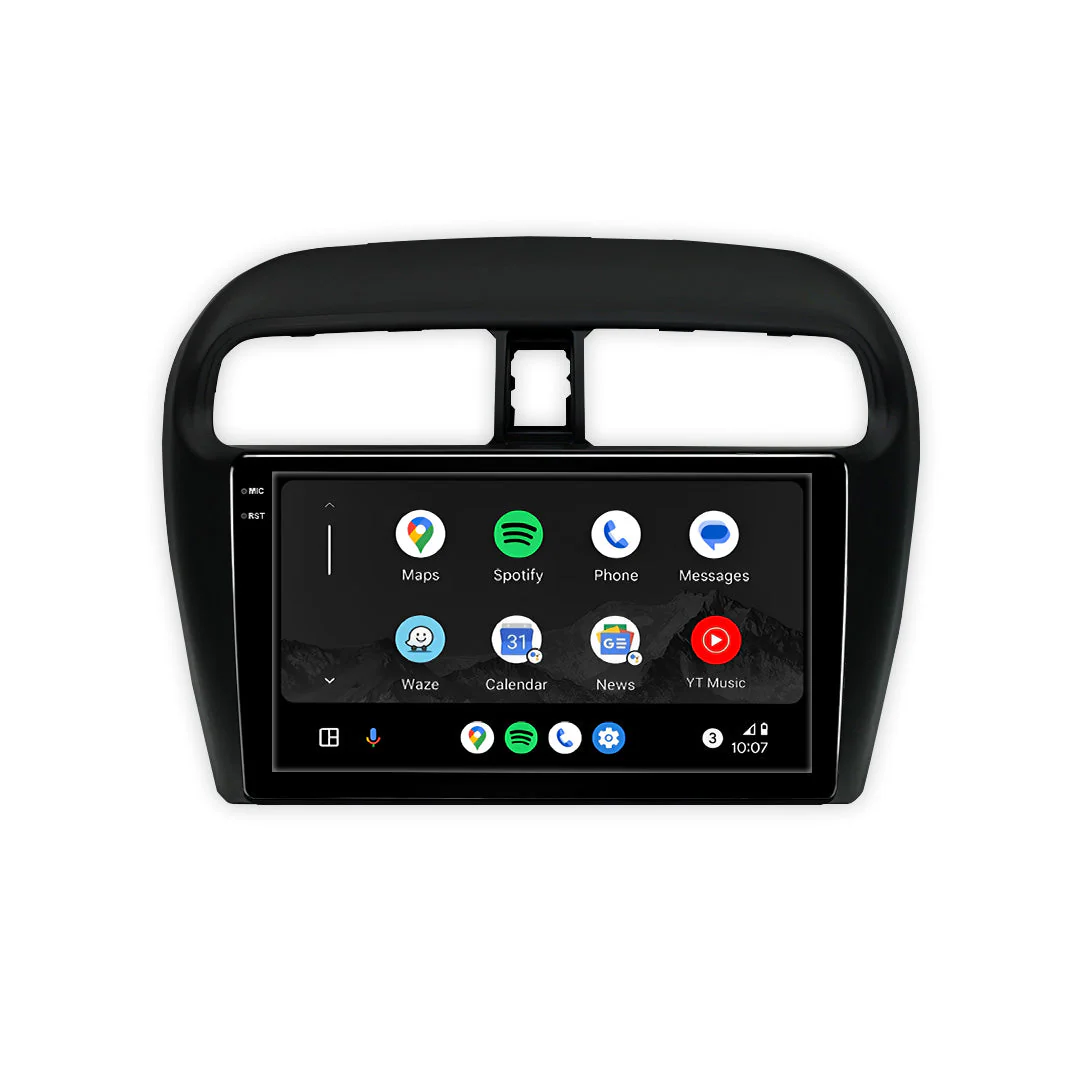 Mitsubishi Mirage LA (2012 - 2019) 9" 13.3" Wireless Android 16 Head Unit for Apple CarPlay / Android Auto - Image 3