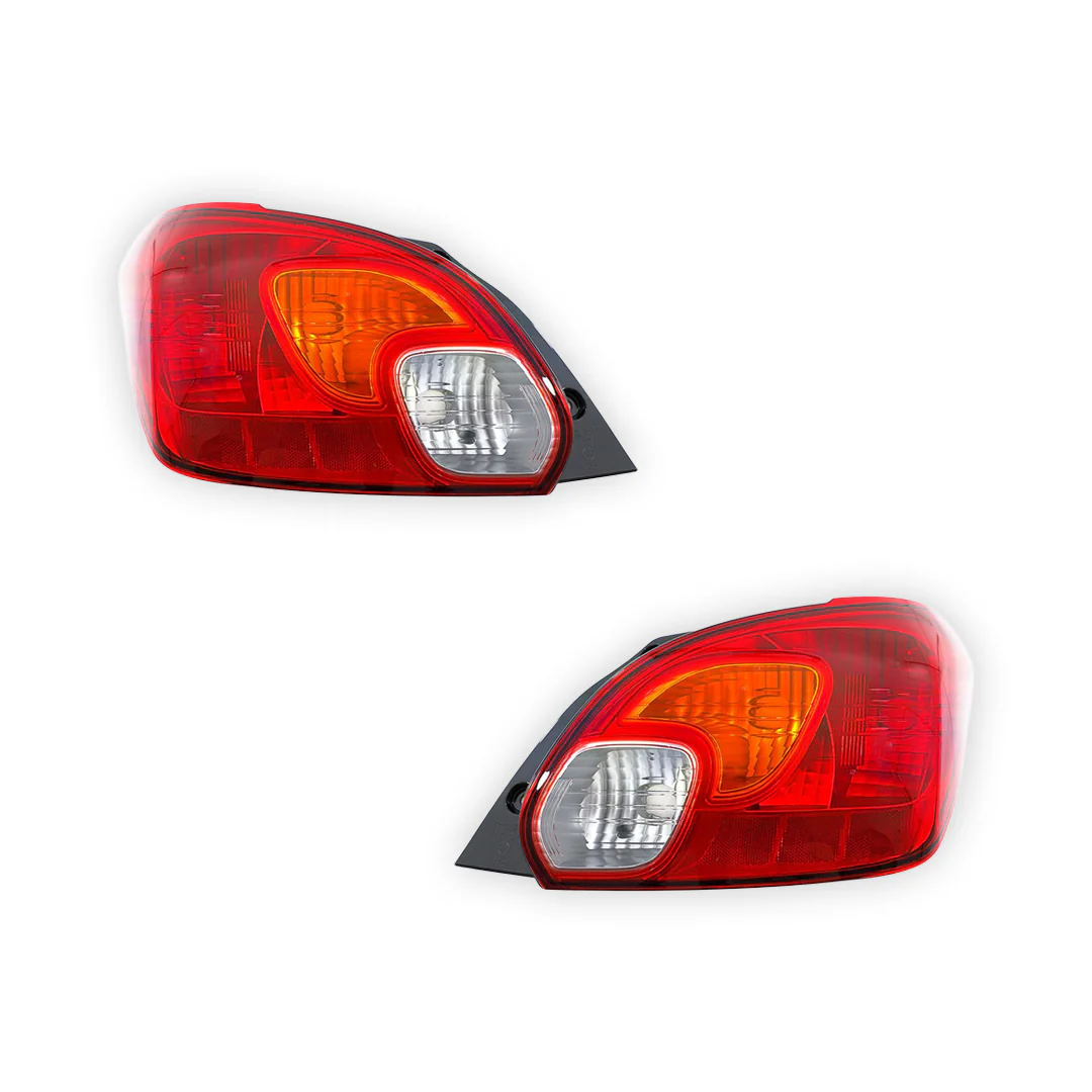 Mitsubishi Mirage LA Series 1 (2012 - 2016) OEM Style Non LED Tail Lights LH + RH - Image 4