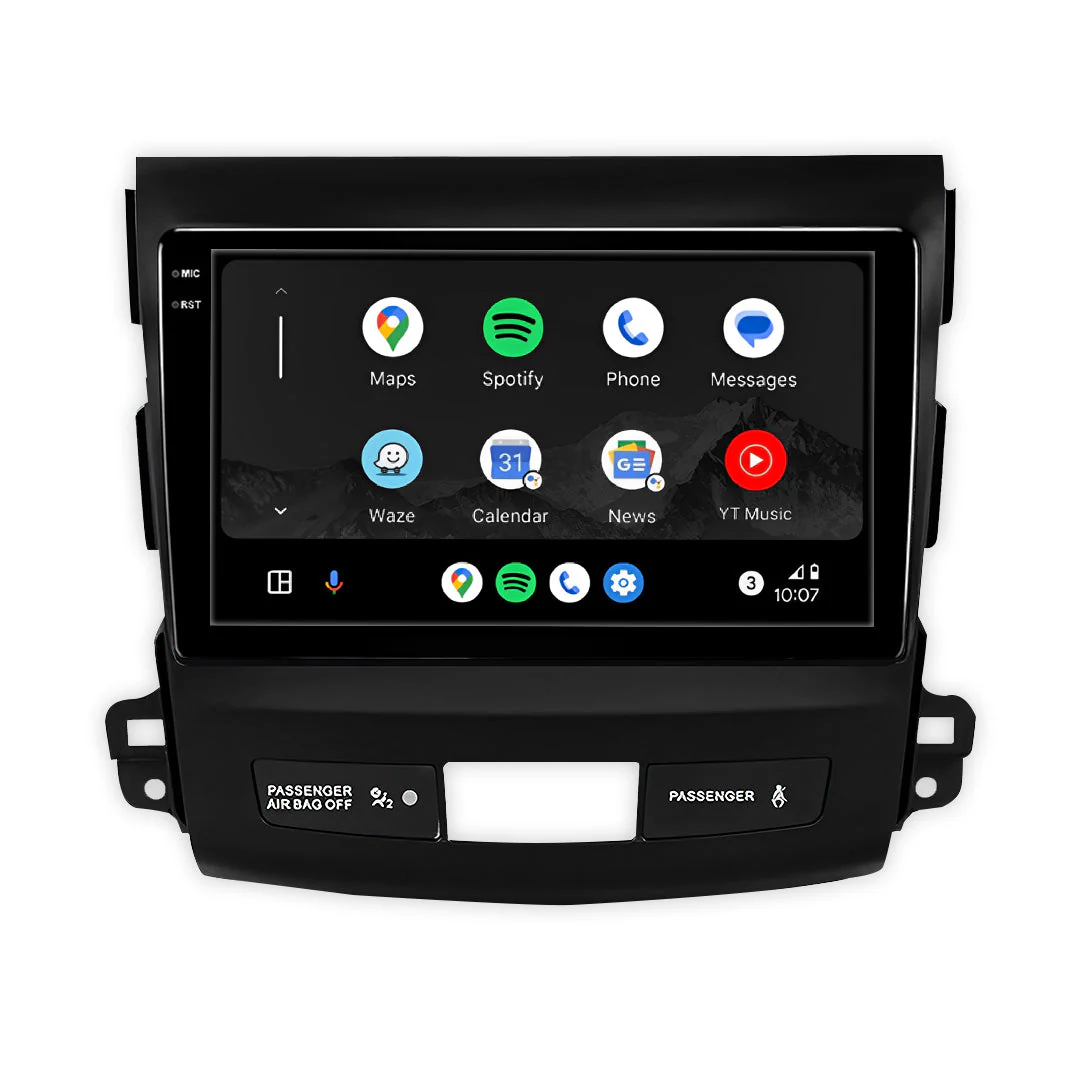 Mitsubishi Outlander ZG / ZH (2006 - 2012) 9" 13.3" Android Radio – Wireless Apple CarPlay & Android Auto - Image 3