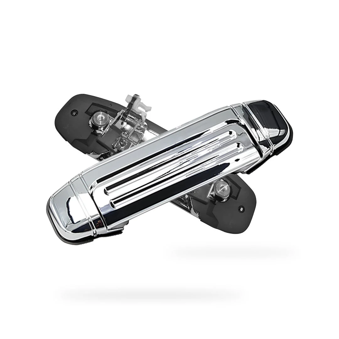 Mitsubishi Pajero NH / NK / NJ / NL (1991 - 2000) Front and Rear Clip Type Chrome Outer Door Handles LH + RH