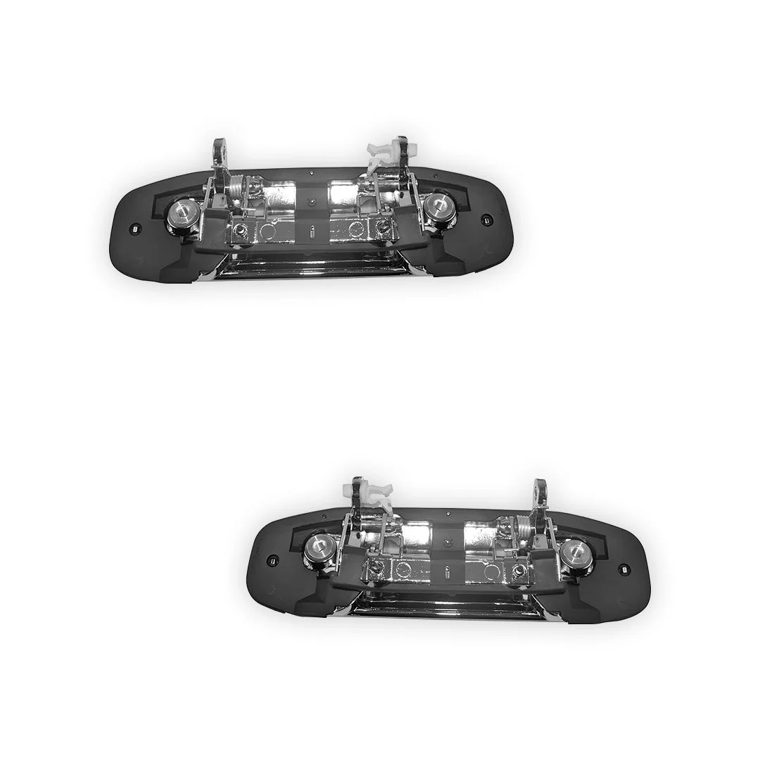 Mitsubishi Pajero NH / NK / NJ / NL (1991 - 2000) Front and Rear Clip Type Chrome Outer Door Handles LH + RH - Image 3