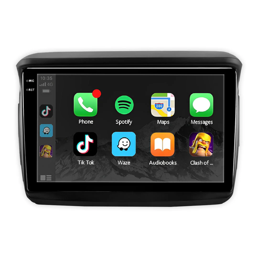 Mitsubishi Pajero Sport KH (2008 - 2014) 9" Android Screen – Android 16, Wireless Apple CarPlay & Android Auto - Image 2