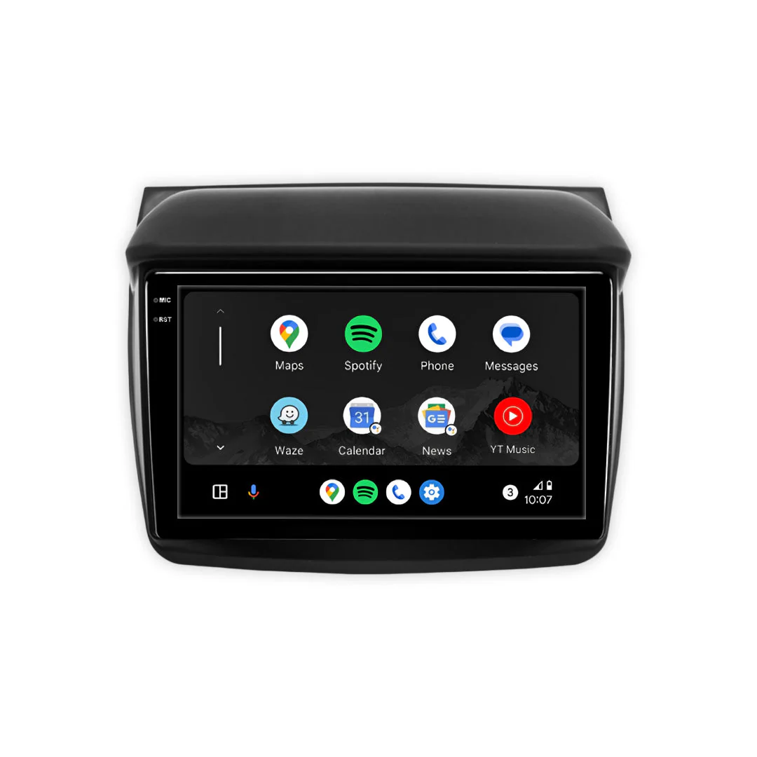 Mitsubishi Triton ML MN (2006 - 2015) 9" 13.3" Wireless Android 16 Head Unit for Apple CarPlay / Android Auto - Image 3