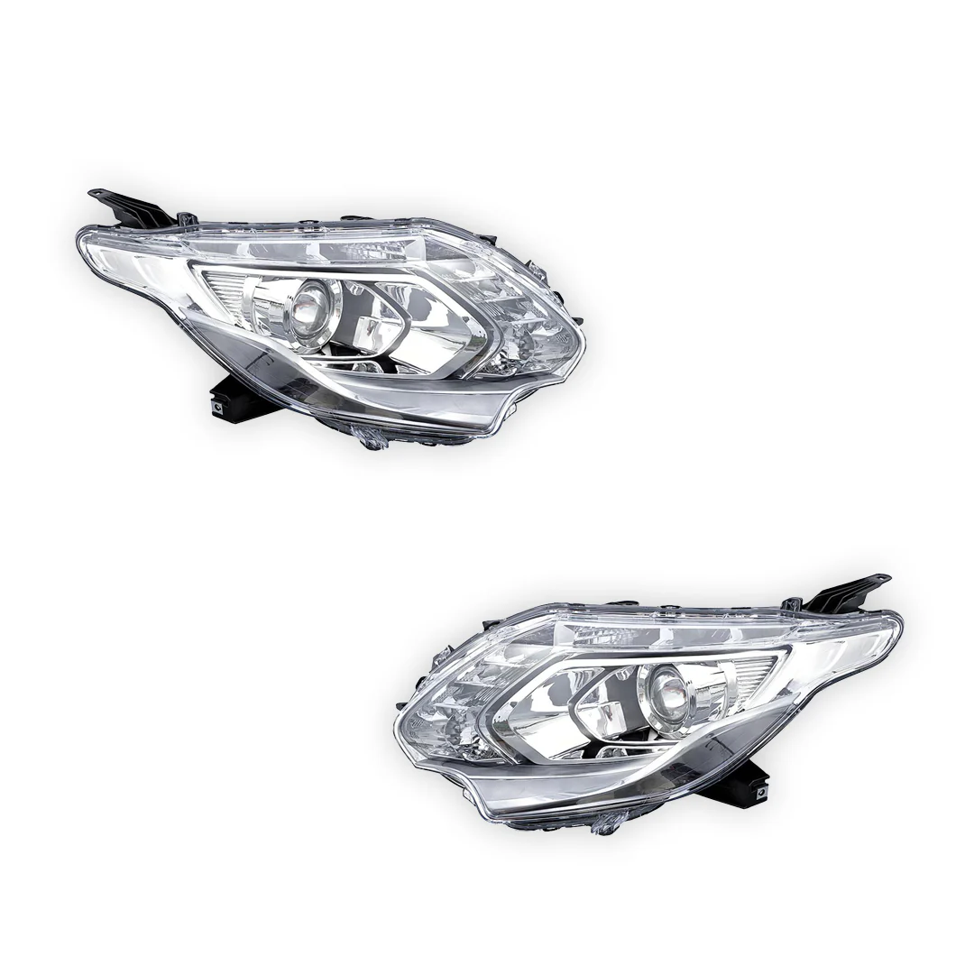 Mitsubishi Triton MQ (2015 - 2018) Clear / Black  Xenon OEM Style Headlights LH + RH - Image 3
