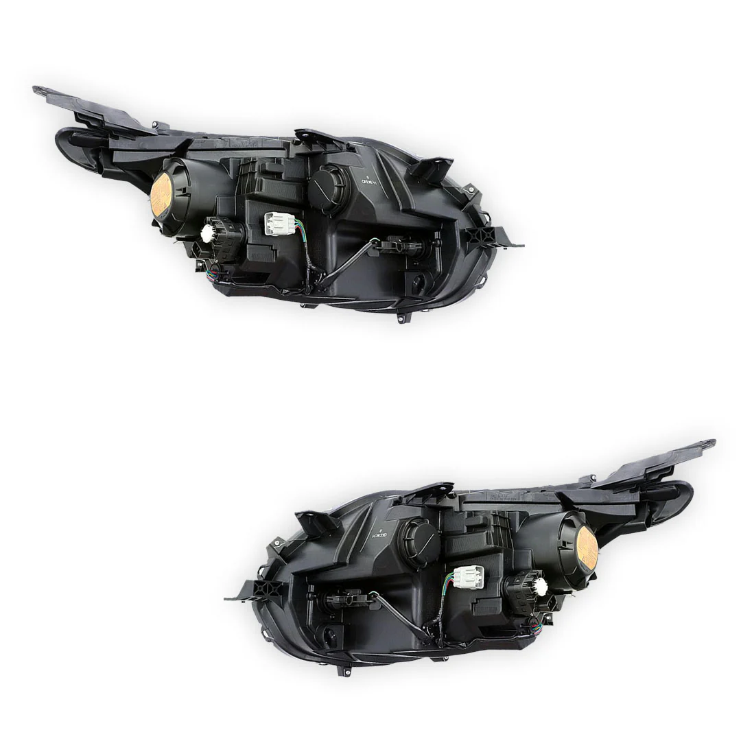 Mitsubishi Triton MQ (2015 - 2018) Genuine Clear / Chrome LED Headlights LH + RH - Image 3