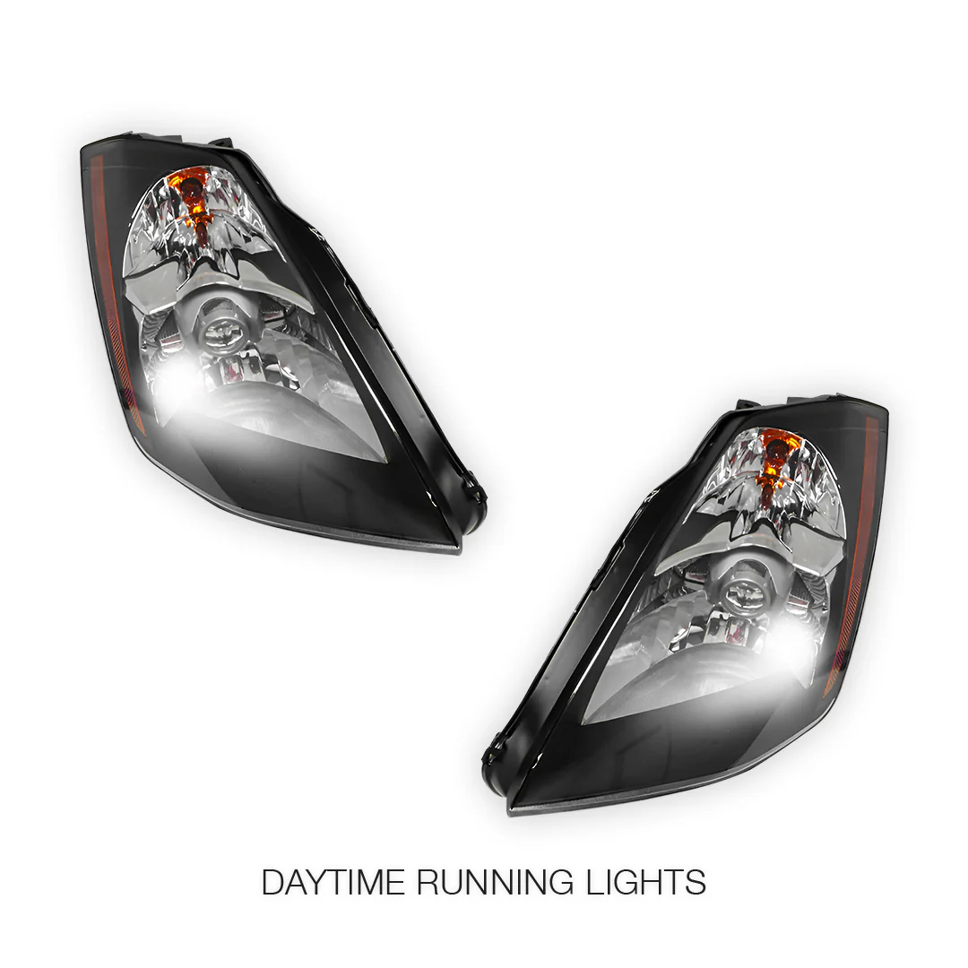 Nissan 350Z Z33 Series 1 (2003 - 2005) Black JDM Projector Headlights LH + RH - Image 2