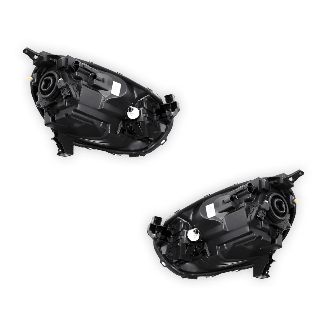 Nissan Micra K13 (2010 - 2015) Genuine Clear / Black Xenon Electric Headlights LH + RH - Image 3