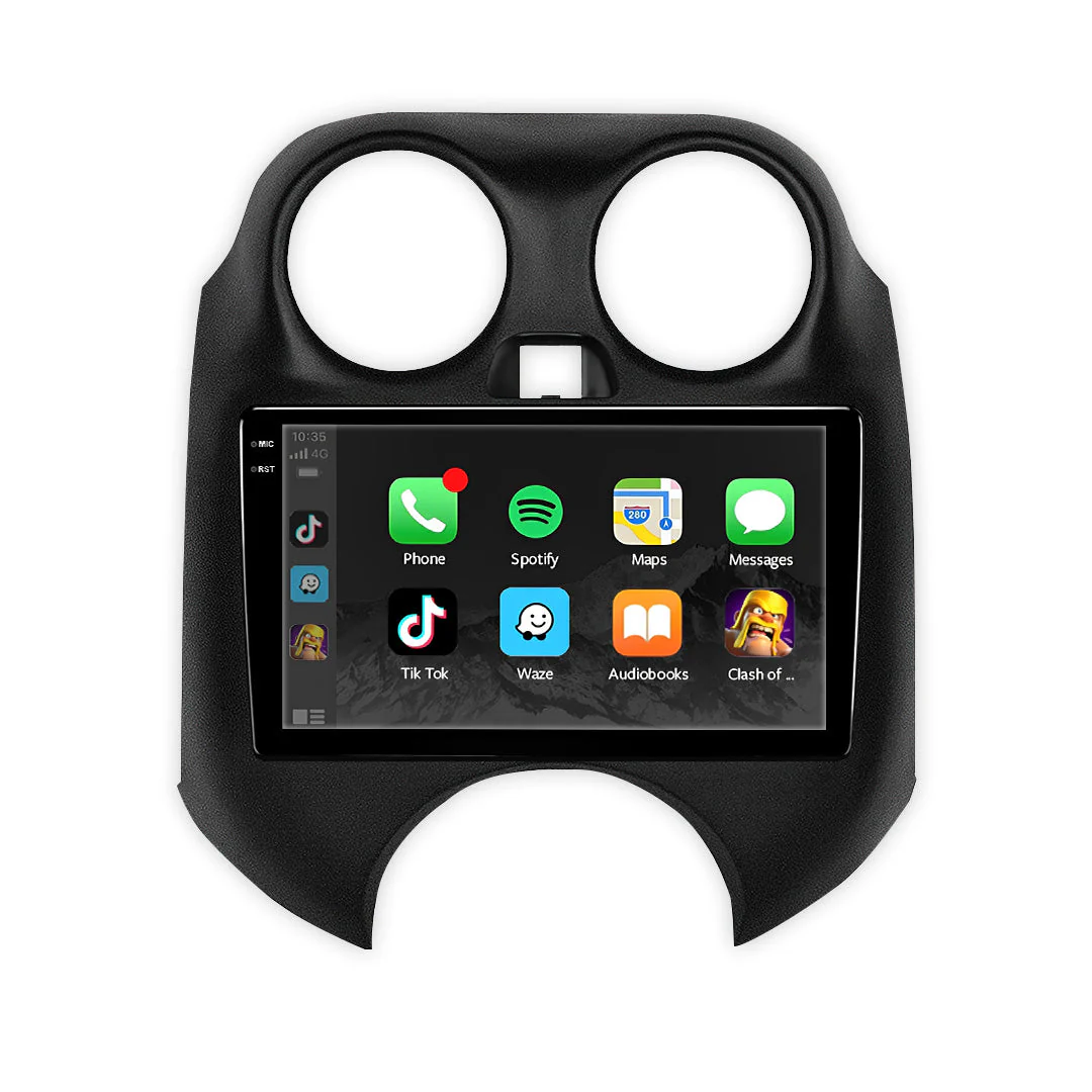 Nissan Micra K13 (2010 - 2017) 9" 13.3" Android Radio – Wireless Apple CarPlay & Android Auto - Image 2