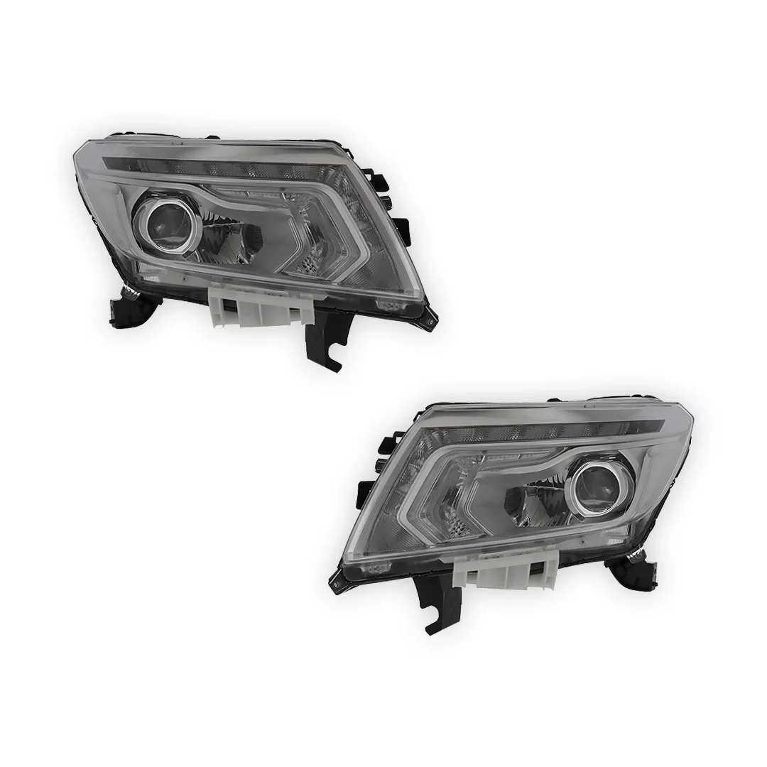 Nissan Navara Chrome D23 Headlights 2016 - 2019 OEM-Style Aftermarket Left & Right - Image 2