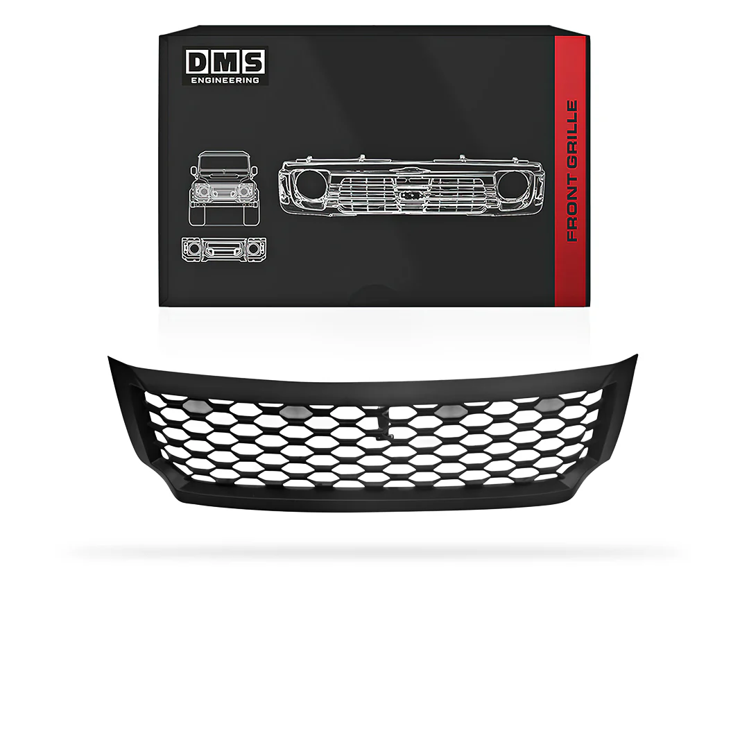 Nissan Navara D23 NP300 (2015 - 2020) Matte Black Mesh Front Cover Grille