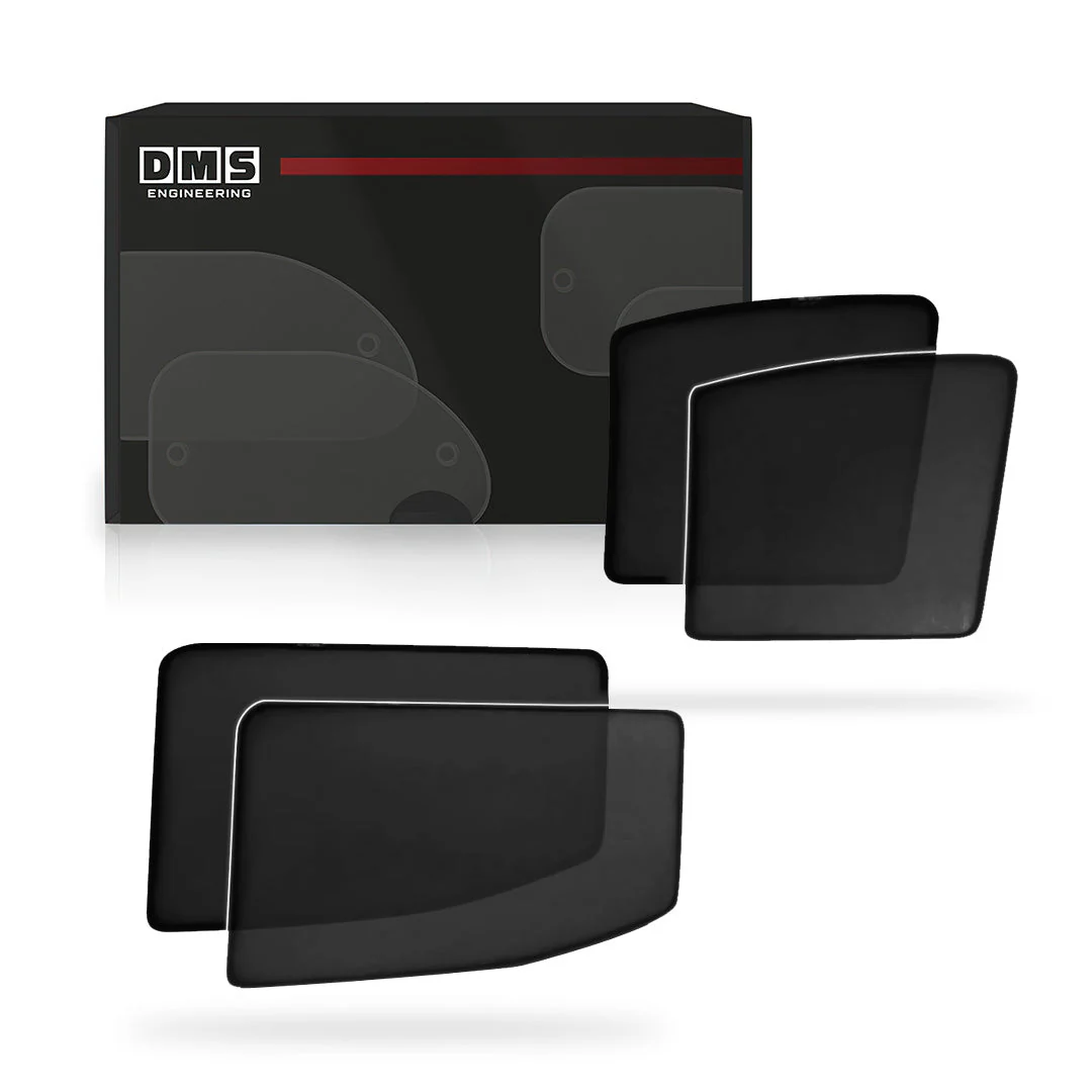 Nissan Navara D23 NP300 (2015 - 2025) Magnetic Window Sun Shades Complete Set