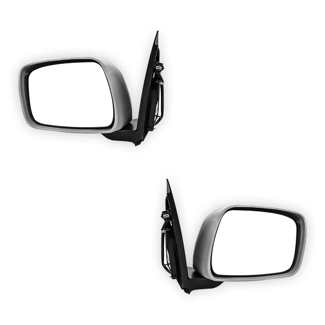 Nissan Navara D40 (2008 - 2015) Genuine Electric Black Door Mirrors With Mirror Cover LH + RH - Image 2