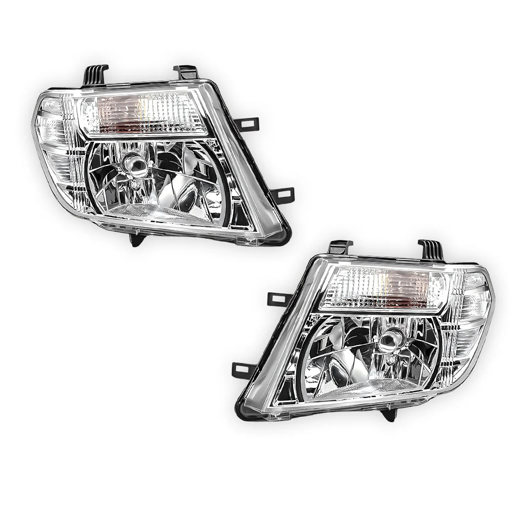 Nissan Navara D40 (2010 - 2015) Headlights No Xenon LH + RH - Image 2