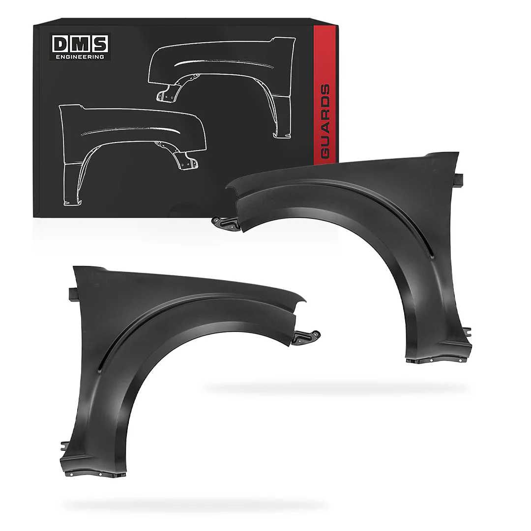 Nissan Navara D40 (2010 - 2015) Primed Front Guards LH + RH - Image 2