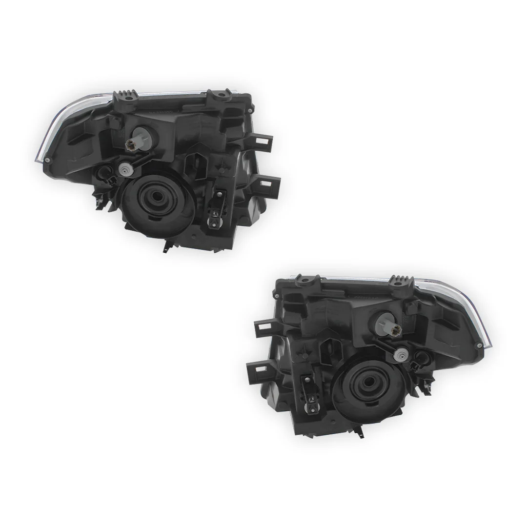 Nissan Navara D40 Chrome Headlights 2005 - 2009 OEM-Style Aftermarket Left & Right - Image 3