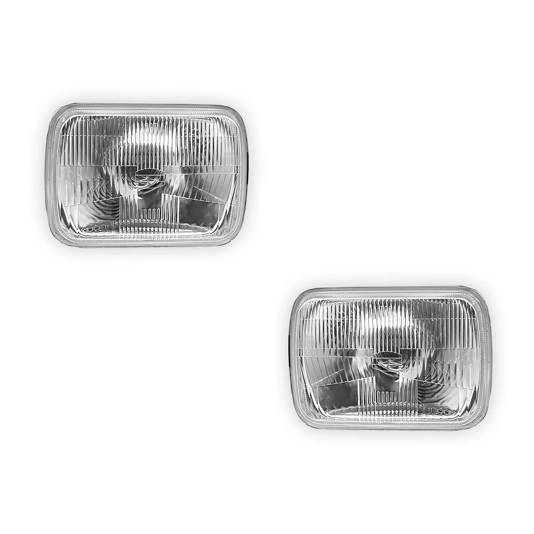 Toyota Celica ST (1981 - 1994) Headlights with H4 Globe Glass Lens LH + RH - Image 5