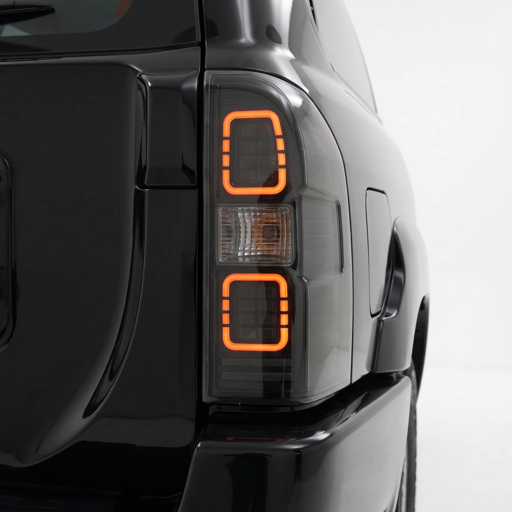 Nissan Patrol GU (2005 - 2016) Full Smoked Sequential LED Tail Lights LH + RH - Image 2