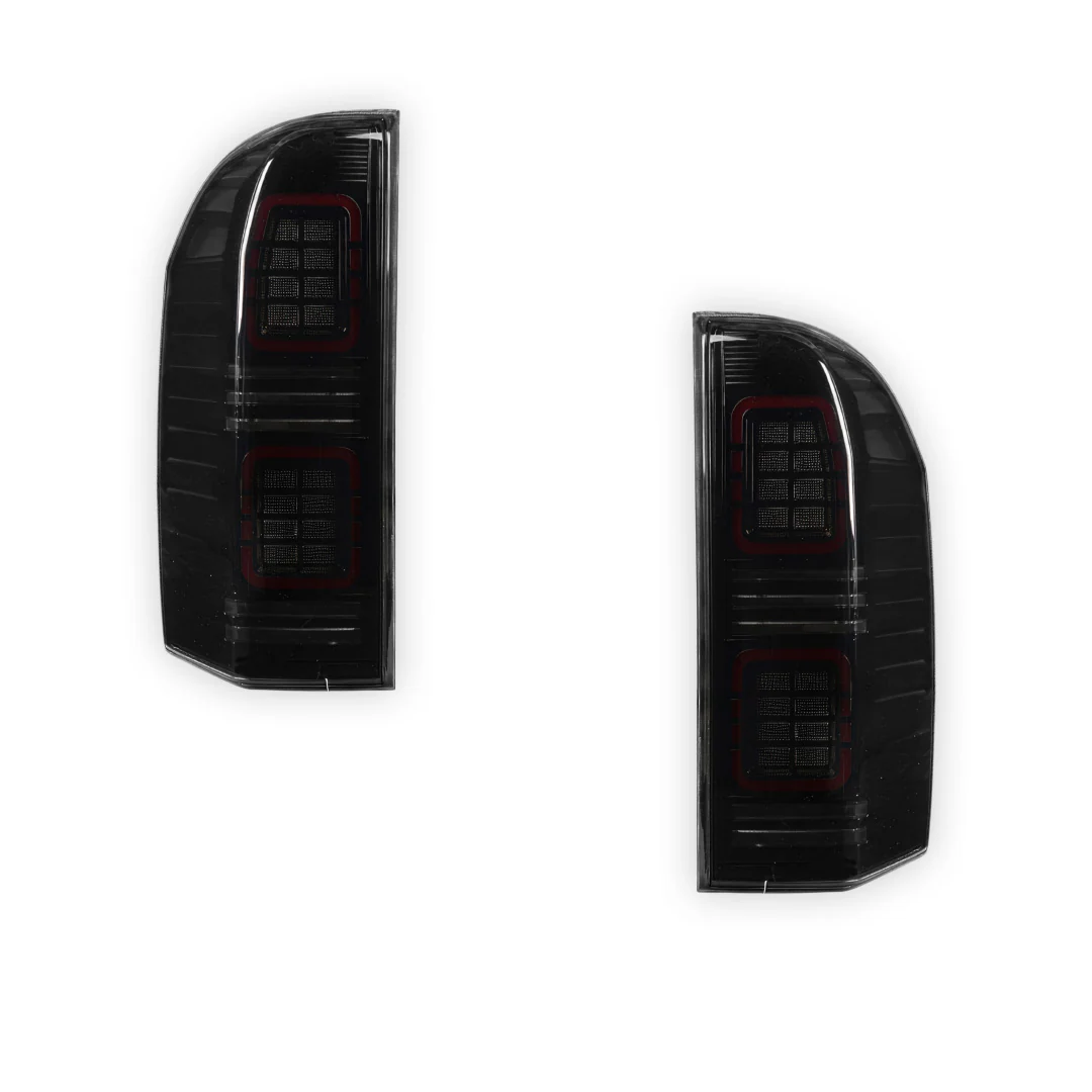 Nissan Patrol GU (2005 - 2016) Full Smoked Sequential LED Tail Lights LH + RH - Image 7