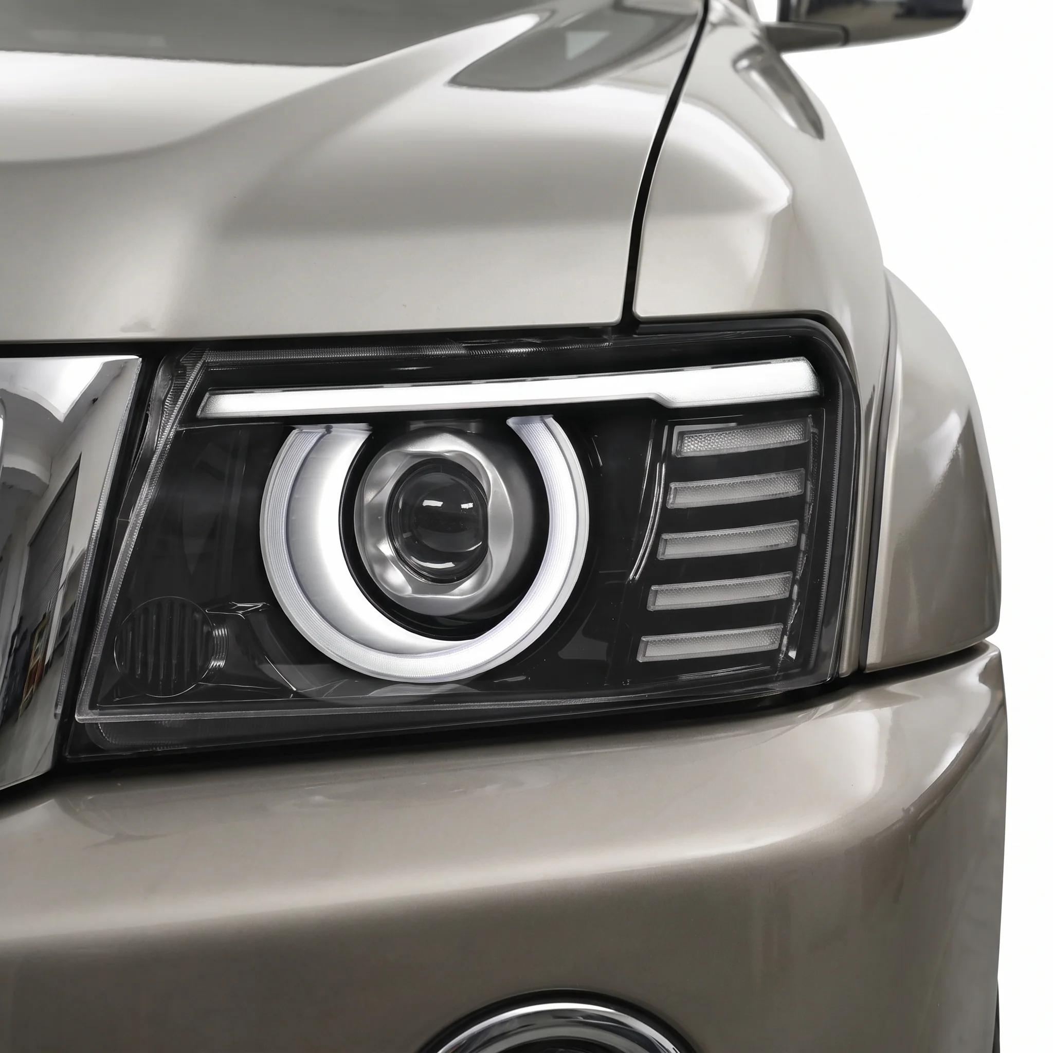 Nissan Patrol GU MK4 / MK5 / MK6 / MK7 / MK8 / Y61 (2005 - 2016) Full LED Laser Headlights LH + RH - Image 2
