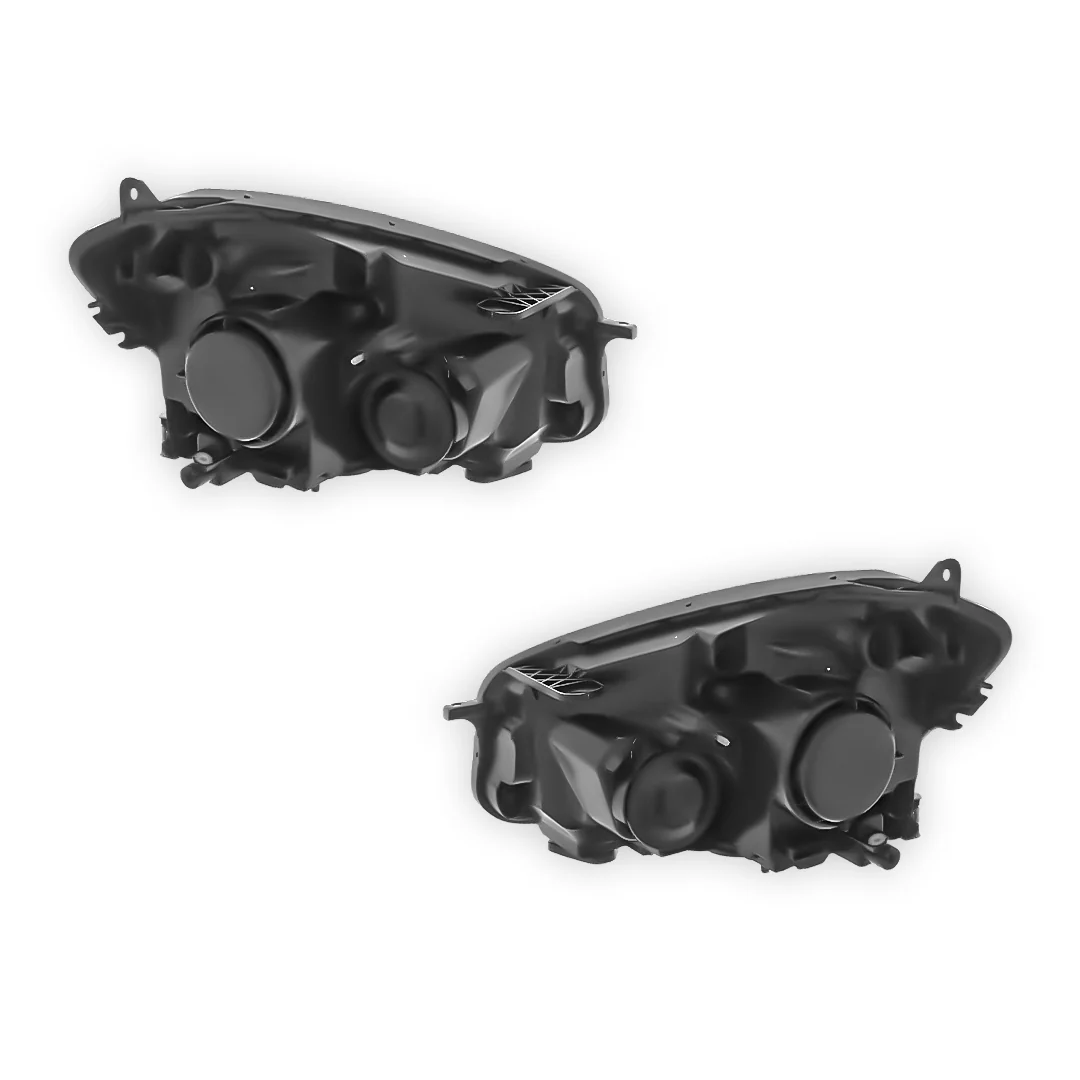 Nissan Qashqai +2 J10 Chrome Headlights 2010 - 2014 OEM-Style Aftermarket Left & Right - Image 3