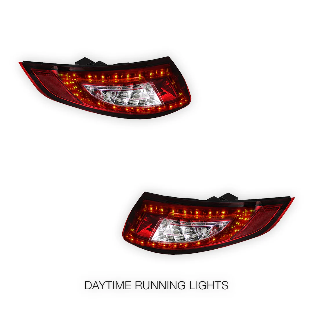 Porsche 911 997 Series (2005 - 2008) Full LED Tail Lights LH + RH - Image 2