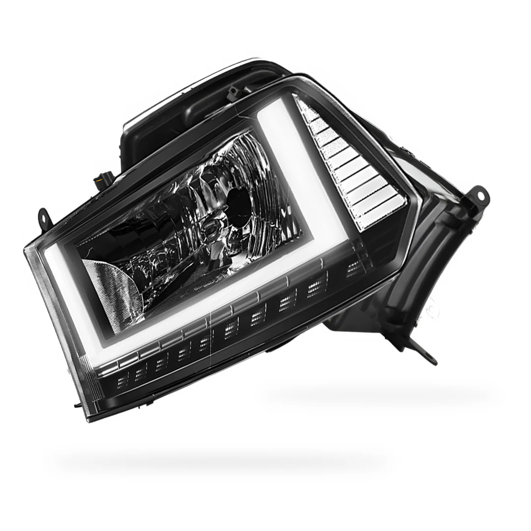 RAM 3500 (2013 - 2018) U-LED DRL Sequential Signal Headlights LH + RH