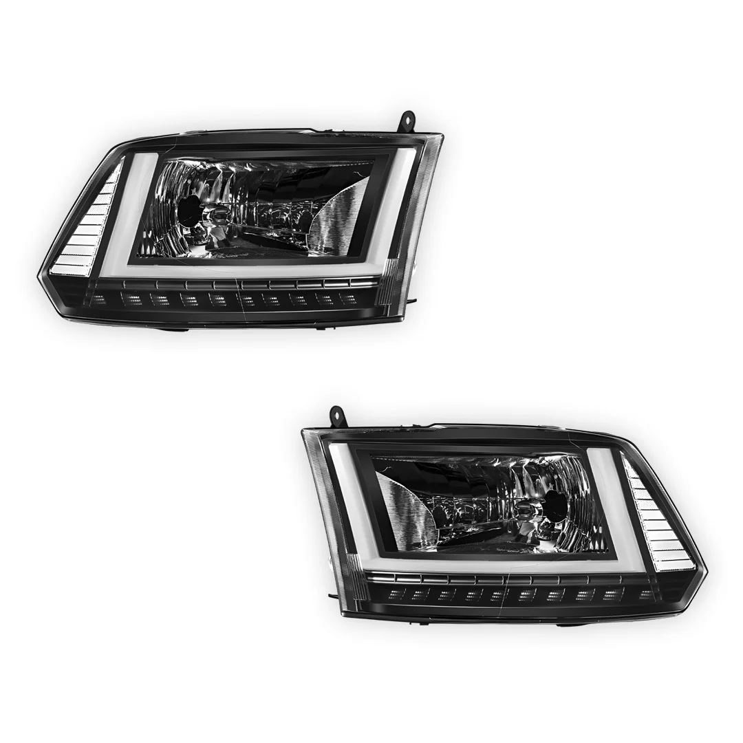 RAM 3500 (2013 - 2018) U-LED DRL Sequential Signal Headlights LH + RH - Image 6