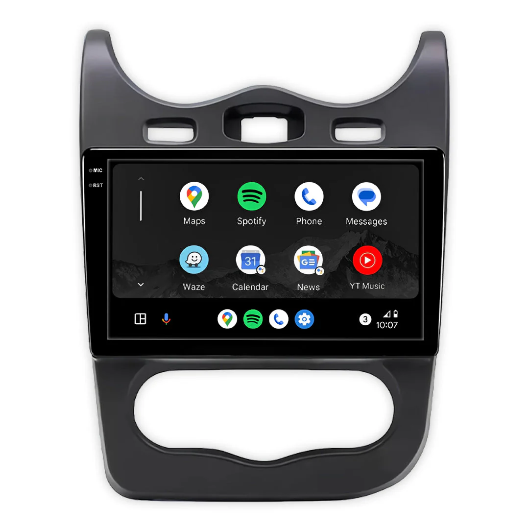 Renault Sandero Gen 1 (2009 - 2014) 10" Android Radio – Wireless Apple CarPlay & Android Auto - Image 3