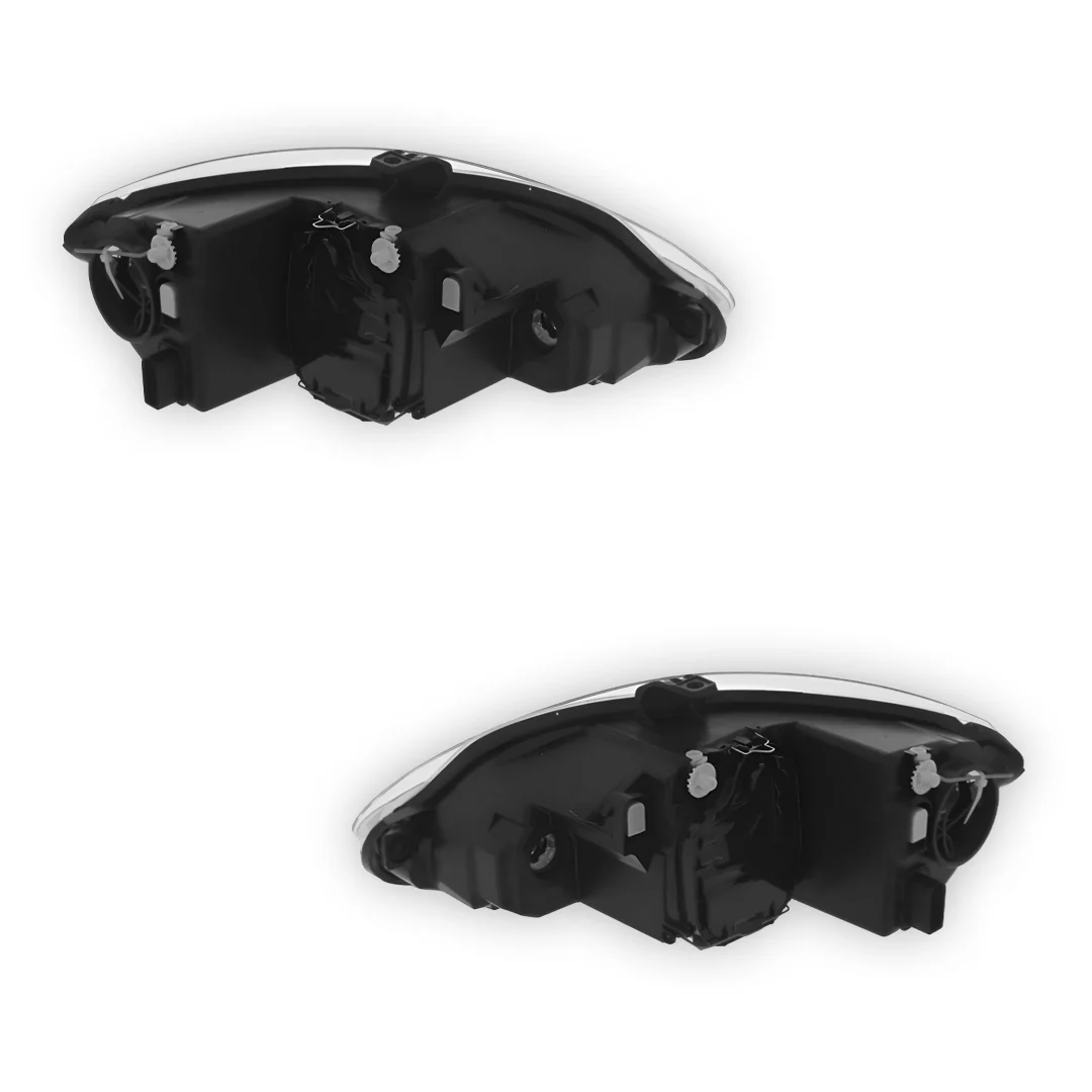 Seat Leon 1P Black Headlights 2005 - 2009 OEM-Style Aftermarket Left & Right - Image 3