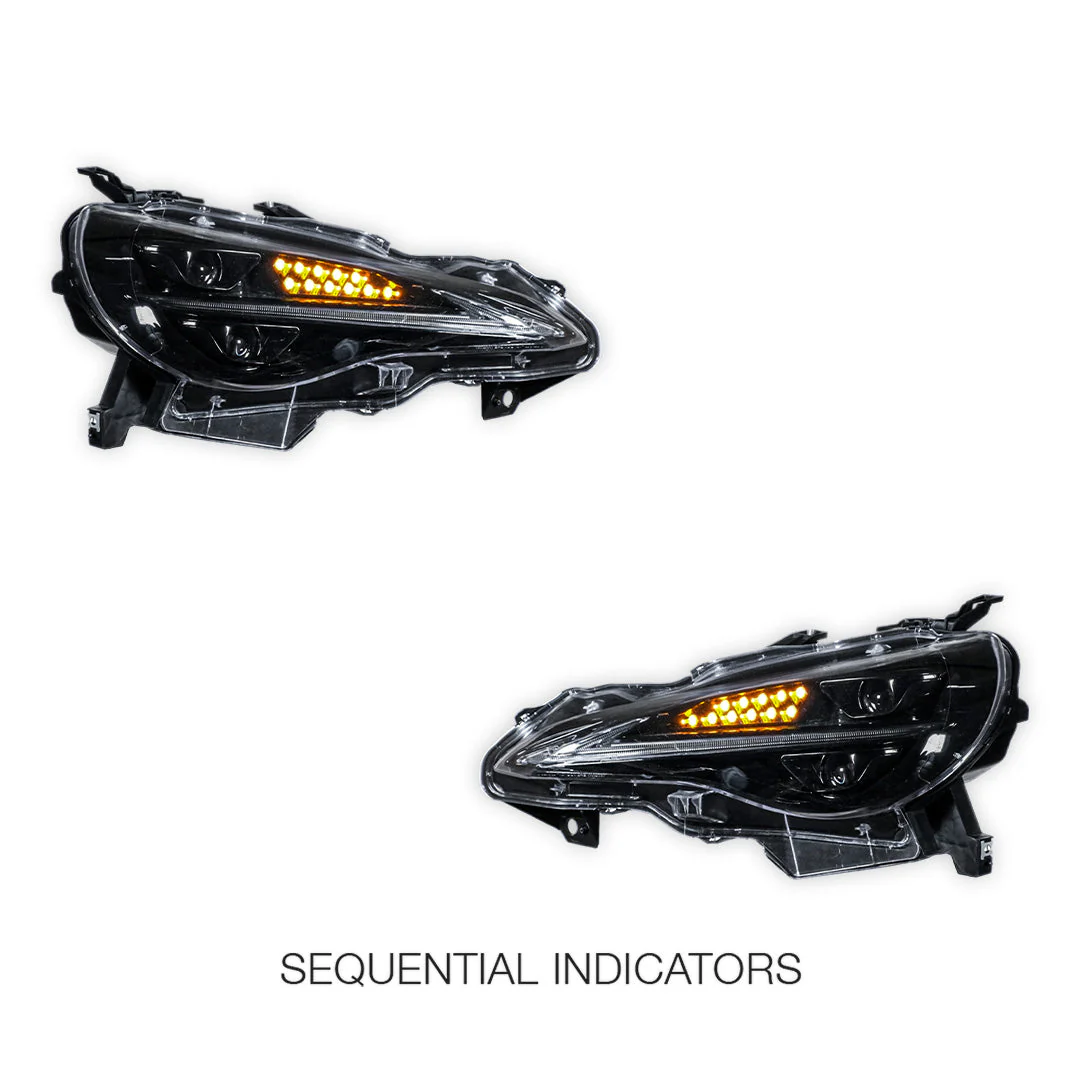 Subaru BRZ (2012 - 2021) Sequential Projector Headlights LH + RH - Image 6