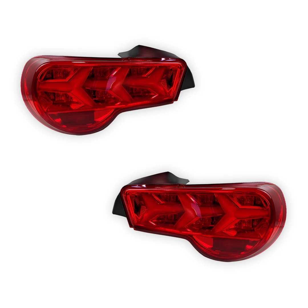 Subaru BRZ / ZC6 (2012 - 2021) Lambo Style Sequential Full LED Tail Lights LH + RH - Image 5