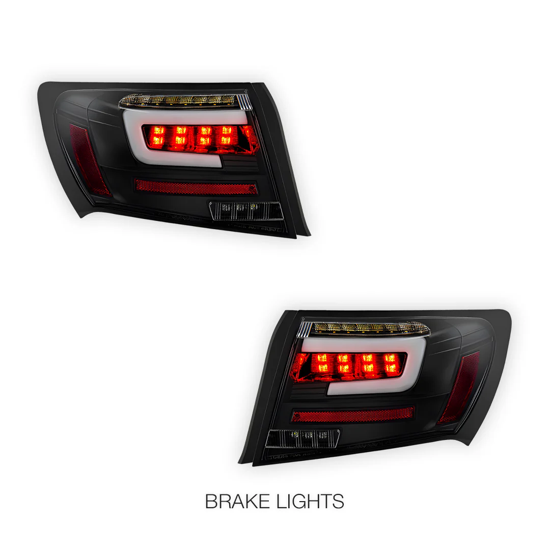 Subaru Impreza GH / GJ (2007 - 2013) Sequential 3D LED Stripe Bar Tail Lights LH + RH - Image 3