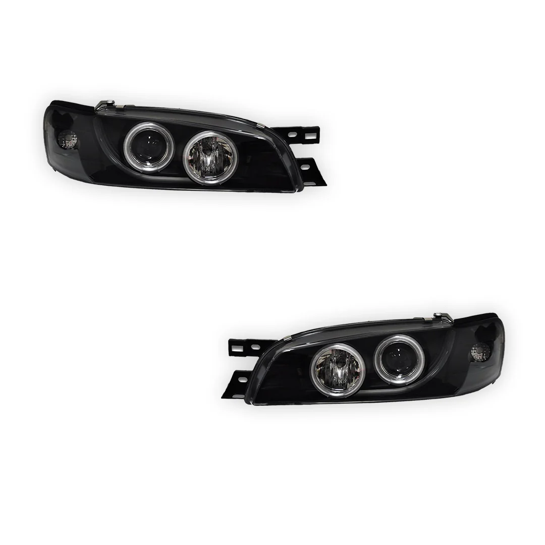 Subaru WRX GC / GF STI (1994 - 2000) CCFL Angel-Eyes DRL Projector Headlights LH + RH - Image 6