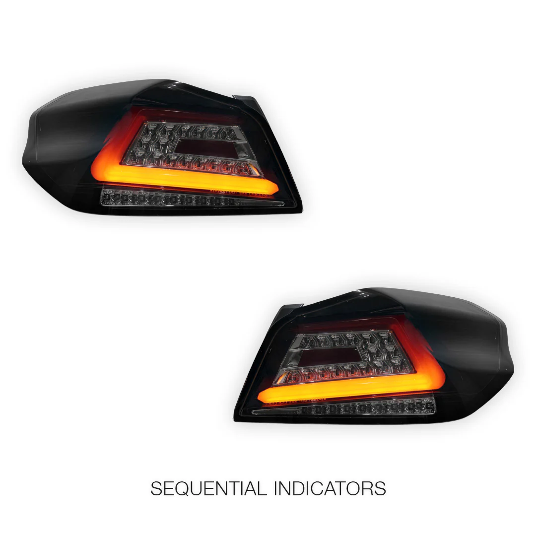 Subaru WRX VA (2014 - 2021) Sequential LED 3D Stripe Bar Tail Lights LH + RH - Image 10