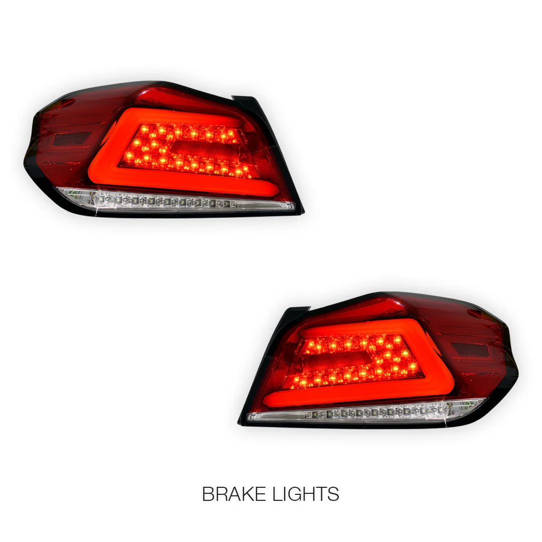 Subaru WRX VA (2014 - 2021) Sequential LED 3D Stripe Bar Tail Lights LH + RH - Image 5