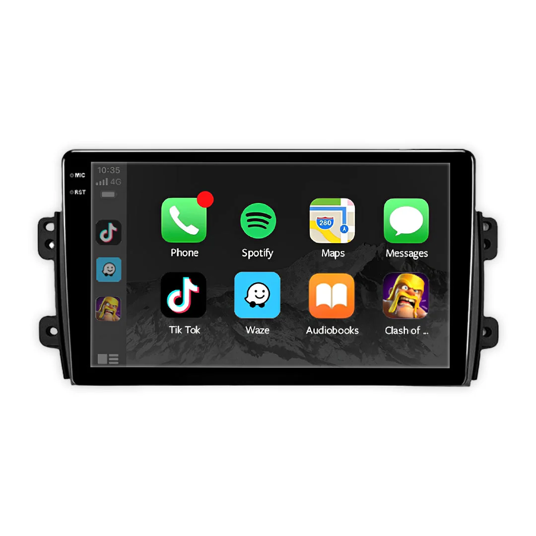 Suzuki SX4 GYA / GYB / GYC (2006 - 2014) 9" Wireless Android 16 Car Stereo for Apple CarPlay / Android Auto - Image 2
