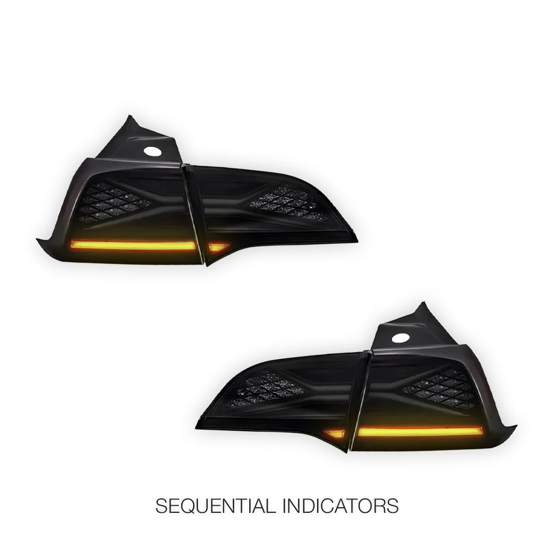 Tesla Model 3 Sedan (2019 - 2023) Sequential RGB Tail Lights LH + RH - Image 5