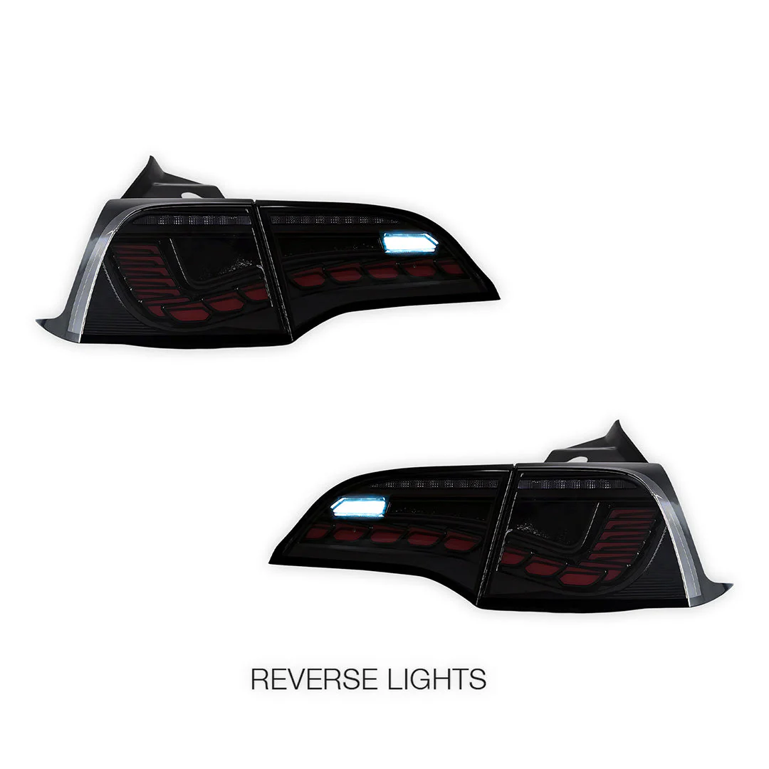 Tesla Model Y SUV (2022) Sequential Clear Tail Lights LH + RH - Image 5