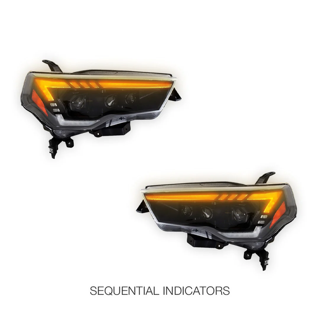 Toyota 4Runner (2010 - 2023) Sequential LED Headlights LH + RH - Image 4