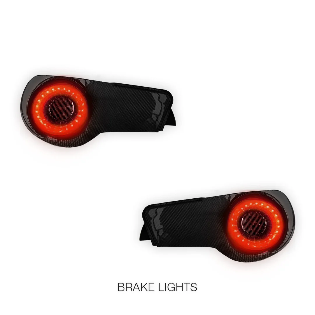 Toyota 86 1st Gen (2012 - 2021) Carbon LED Tail Lights LH + RH - Image 11