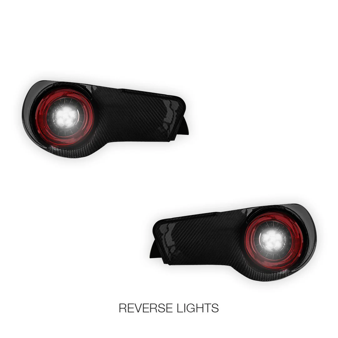 Toyota 86 1st Gen (2012 - 2021) Carbon LED Tail Lights LH + RH - Image 12