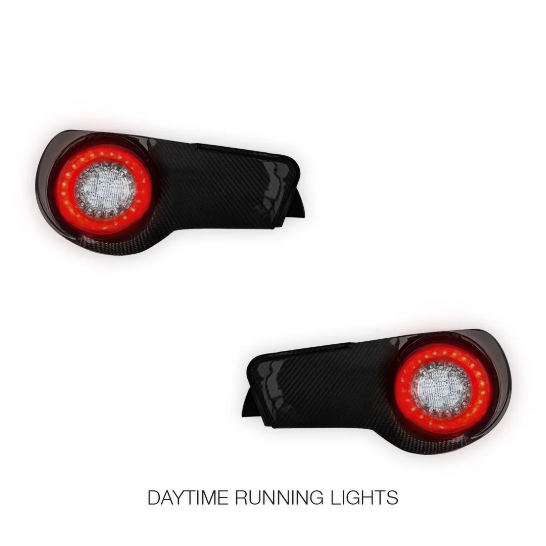 Toyota 86 1st Gen (2012 - 2021) Carbon LED Tail Lights LH + RH - Image 3