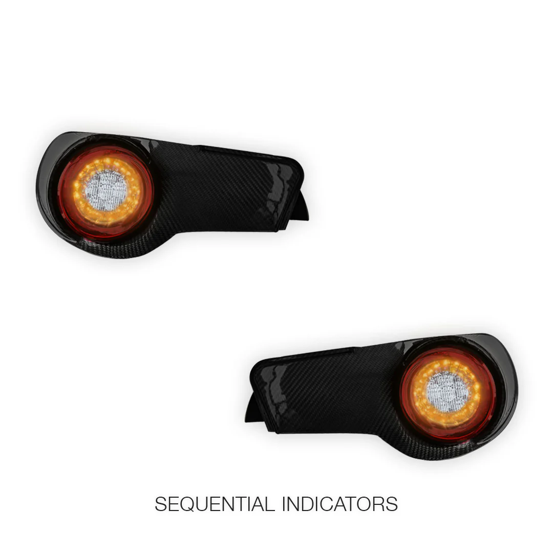 Toyota 86 1st Gen (2012 - 2021) Carbon LED Tail Lights LH + RH - Image 4