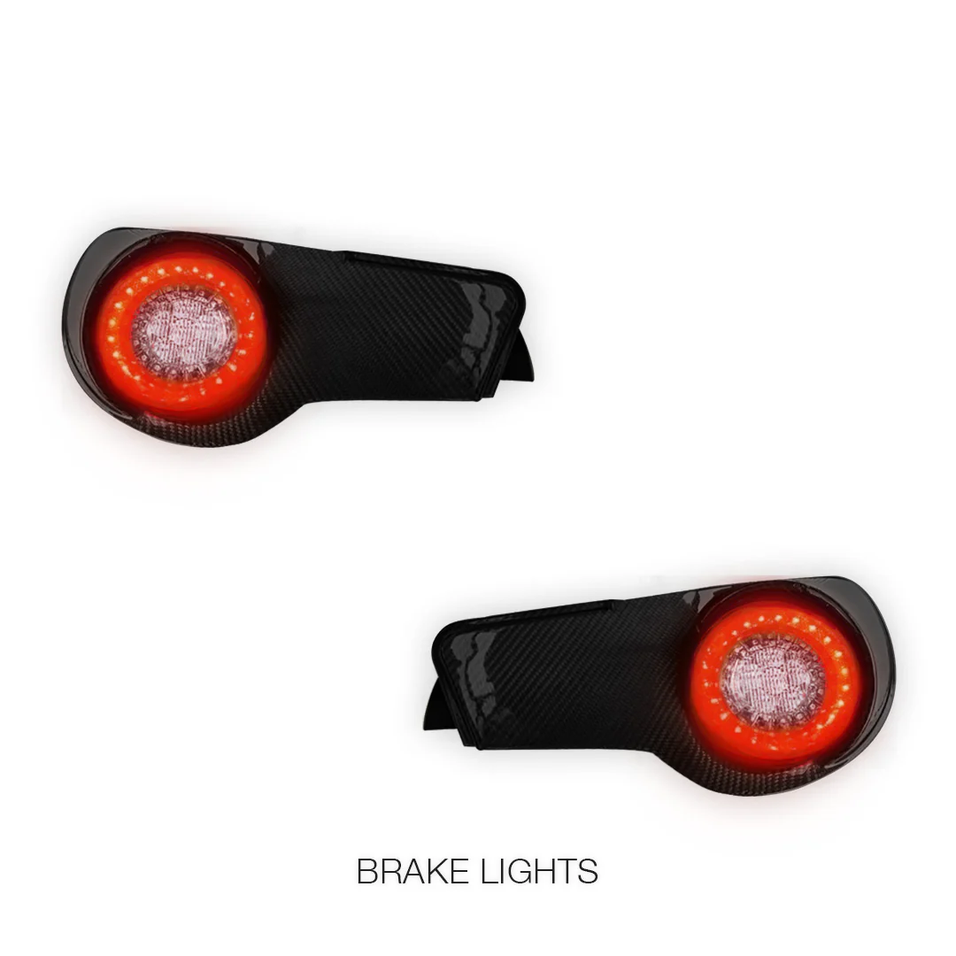 Toyota 86 1st Gen (2012 - 2021) Carbon LED Tail Lights LH + RH - Image 5