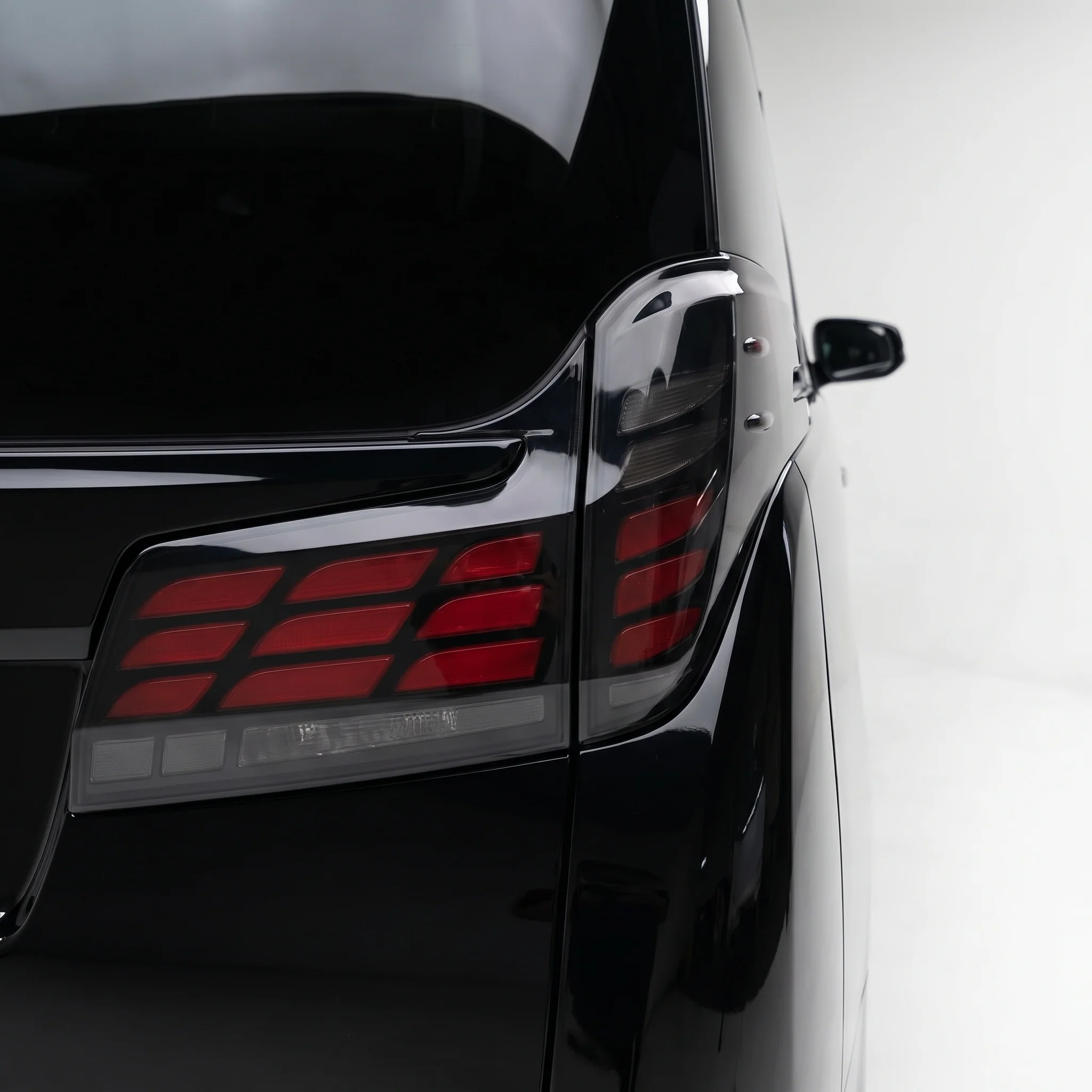 Toyota Alphard AH30 (2019 - 2023) Smoked Sequential LED Tail Lights with Trunk Lights LH + RH - Image 2