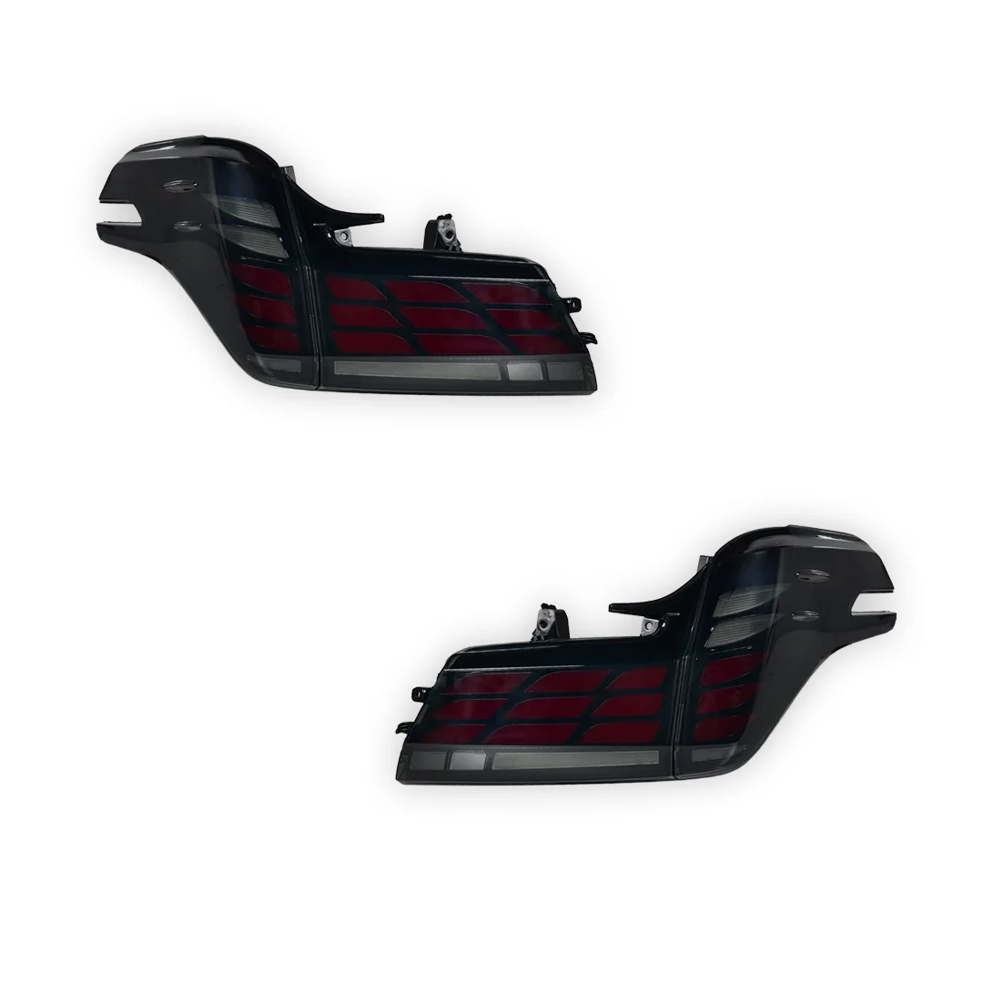 Toyota Alphard AH30 (2019 - 2023) Smoked Sequential LED Tail Lights with Trunk Lights LH + RH - Image 7