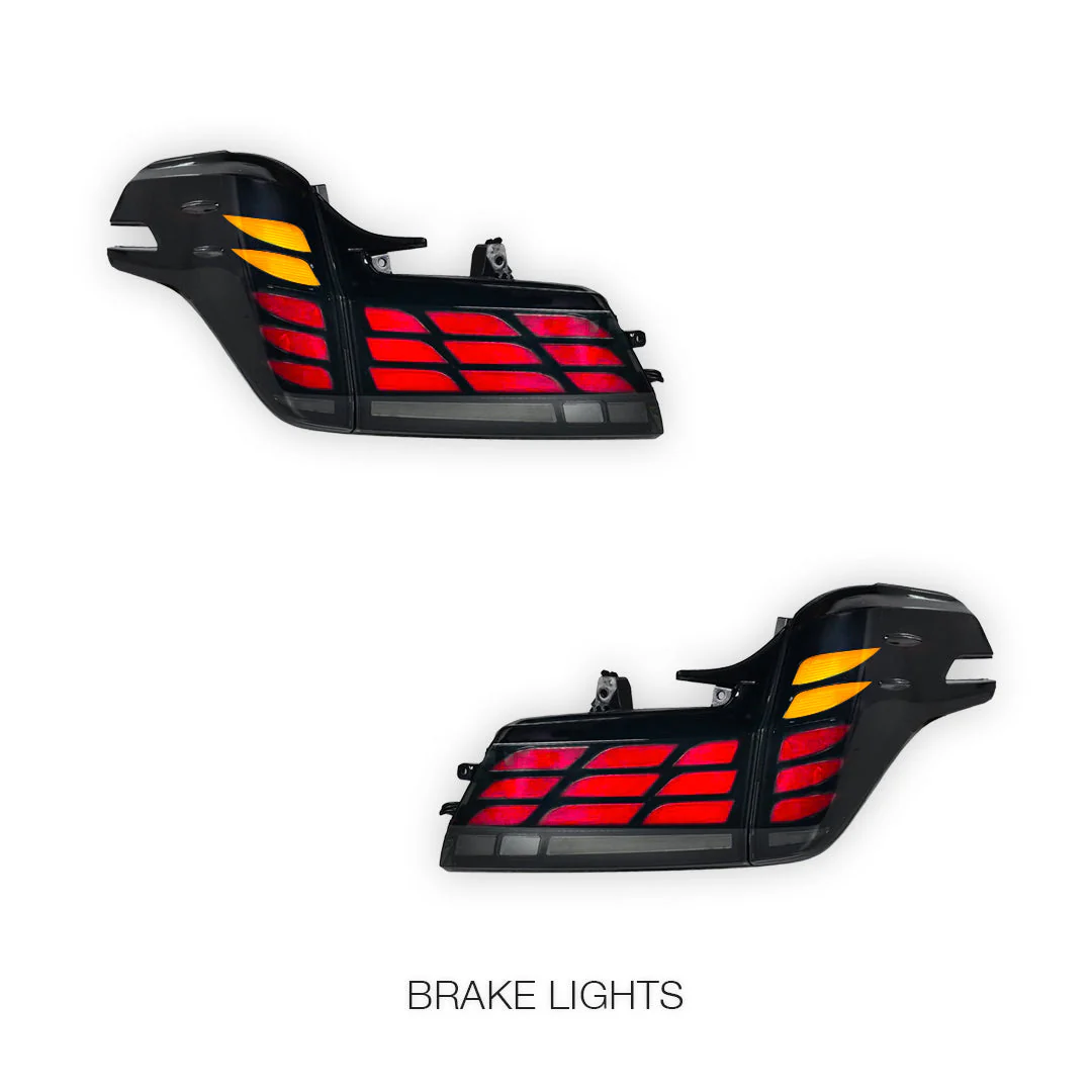 Toyota Alphard AH30 (2019 - 2023) Smoked Sequential LED Tail Lights with Trunk Lights LH + RH - Image 3