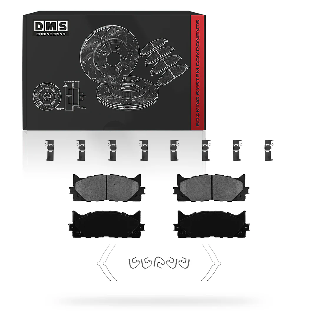 Toyota Camry (2007 - 2011) Front and Rear Standard Brake Rotors and Brake Pads LH + RH - Image 4