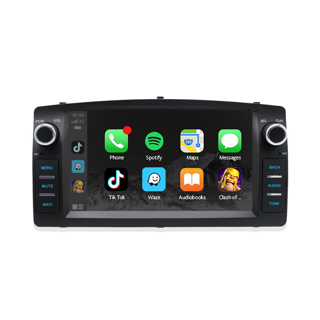 Toyota Corolla E120 (2001 - 2006) 7" 13.3" Android Screen – Android 16, Wireless Apple CarPlay & Android Auto - Image 2