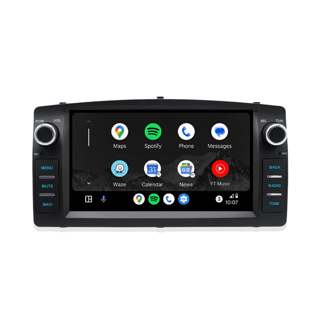Toyota Corolla E120 (2001 - 2006) 7" 13.3" Android Screen – Android 16, Wireless Apple CarPlay & Android Auto - Image 3